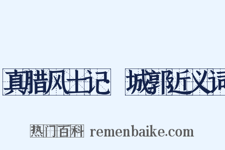 真腊风土记·城郭近义词是什么意思的图片